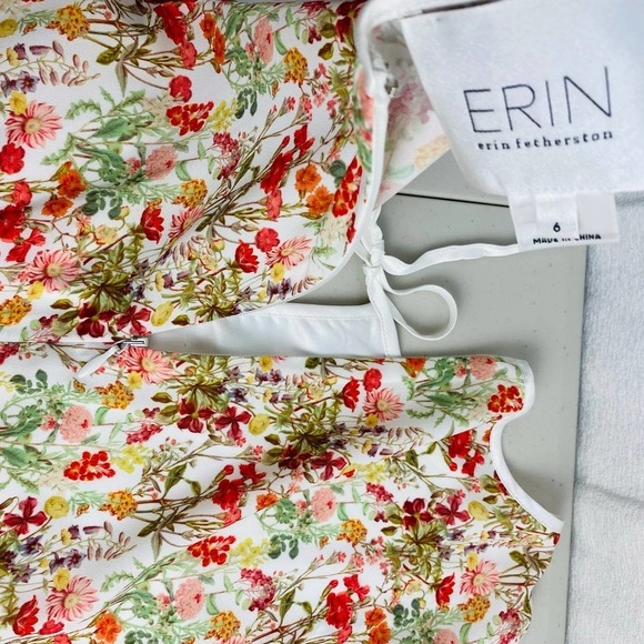Erin Fetherston Floral Sleeveless Dress - Picture 6 of 7